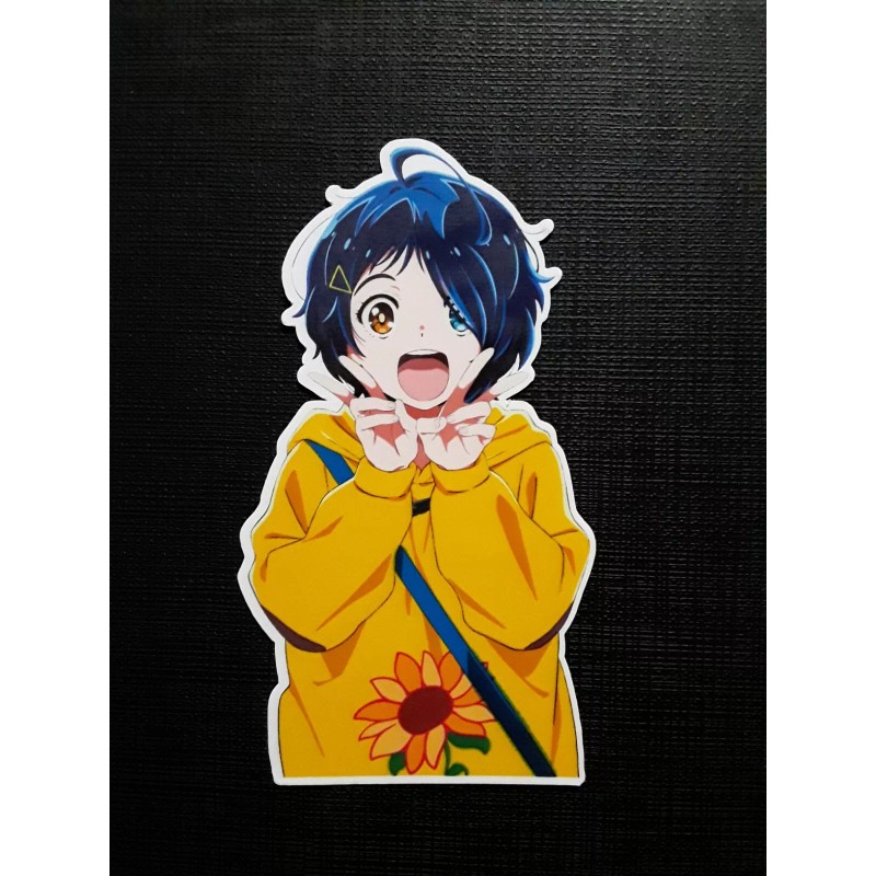 Ai Ohto from Wonder Egg Priority Glossy Sticker Anime Appliances,