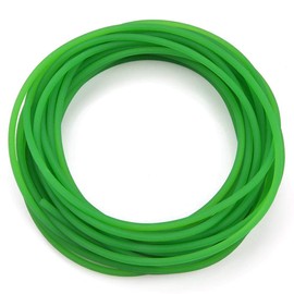 PU Round Belt with Rough Surface PU Drive Belt for Drive (Green) (4 mm x 10 m)