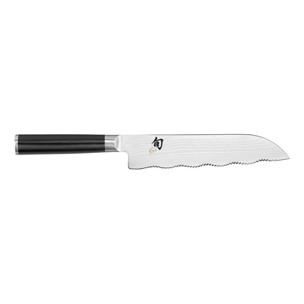 Shun Classic 7" Master Serrated Utility Knife, Handcrafted Japanese Knife,