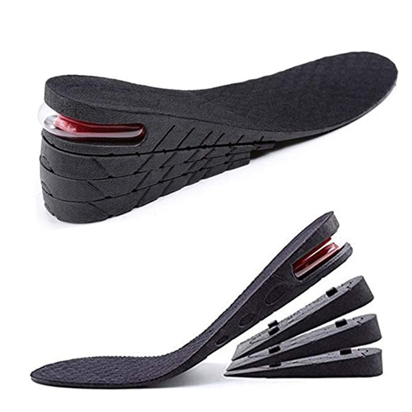 Height Increase Insoles Air Taller Cushion Shoes Insoles 4-Layer Heel