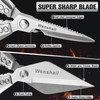 Wenshall Kitchen Shears Set Heavy Duty Poultry Shears（Silver）