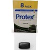 Protex Charcoal Soap Natural Antibacterial With Flaxseed Oil 8 Bars