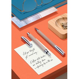 Faber-Castell 149622 - fountain pen Ambition OpArt White Sand - extra fine nib