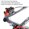 ALEOED Bicycle Brake Pad Spacer Hydraulic Disc Brake Spreader Instert