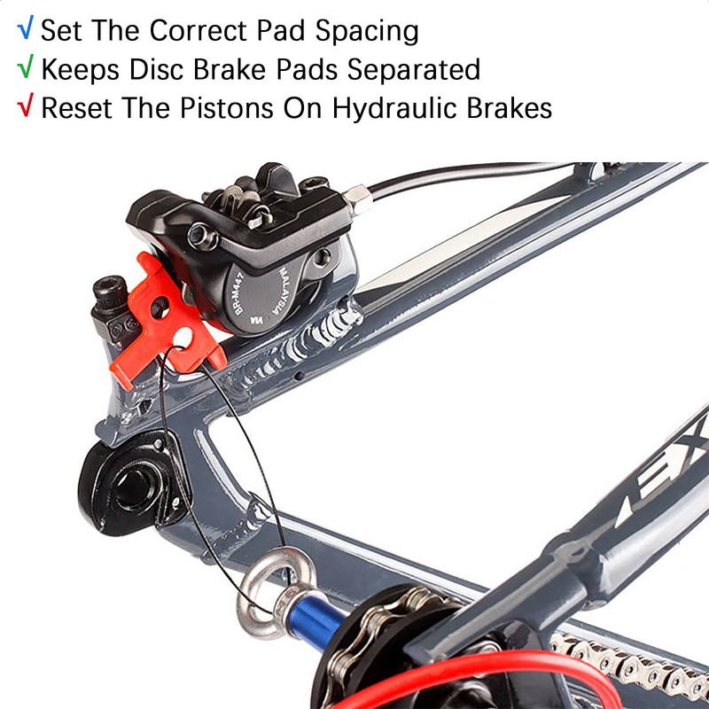 ALEOED Bicycle Brake Pad Spacer Hydraulic Disc Brake Spreader Instert