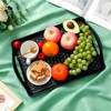 Uiifan 6 Pcs Non Slip Serving Tray with Handles 16.8