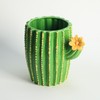 Bicuzat Cactus Shaped Ceramic Kitchen Utensil Holder, Large Cooking Utensil