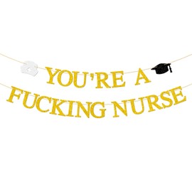 You‘re a Nurse Banner, "Unofficially Heroic" Nurse Banner - AR Sanitizer Blast & Shift Tracker, Double-Sided Break Room Decor | Dark Humor Healthcare Appreciation.
