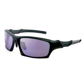 iZONE ID-P558 Men's Polarized Sunglasses, Sports Type, Lightweight, UV Protection, Driving, Fishing, Golf.., HC-Matte Black