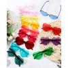 GCQJOQ 24 Pairs Heart Sunglasses for Women, Pink Heart Glasses