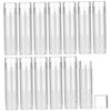 IWOWHERO 50pcs Lip Balm Tubes with Push Wheel Mechanism Durable