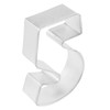 R&M Number 5 Cookie Cutter 3" – Carded Stainless Steel