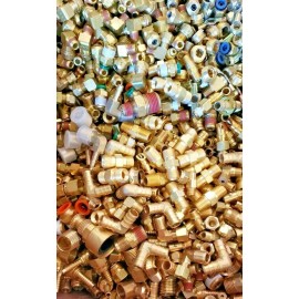 Unbranded/Generic 75 BRASS HYDRAULIC AIR , PNEUMATIC, Plumbing FITTING LOT OF 1/4 5/16 3/8 1/2 1"