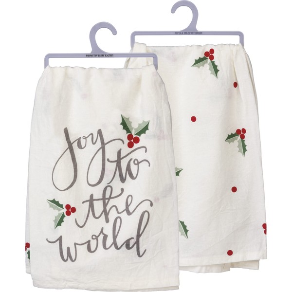 Primitives by Kathy Decorative Kitchen Towel - Joy to The