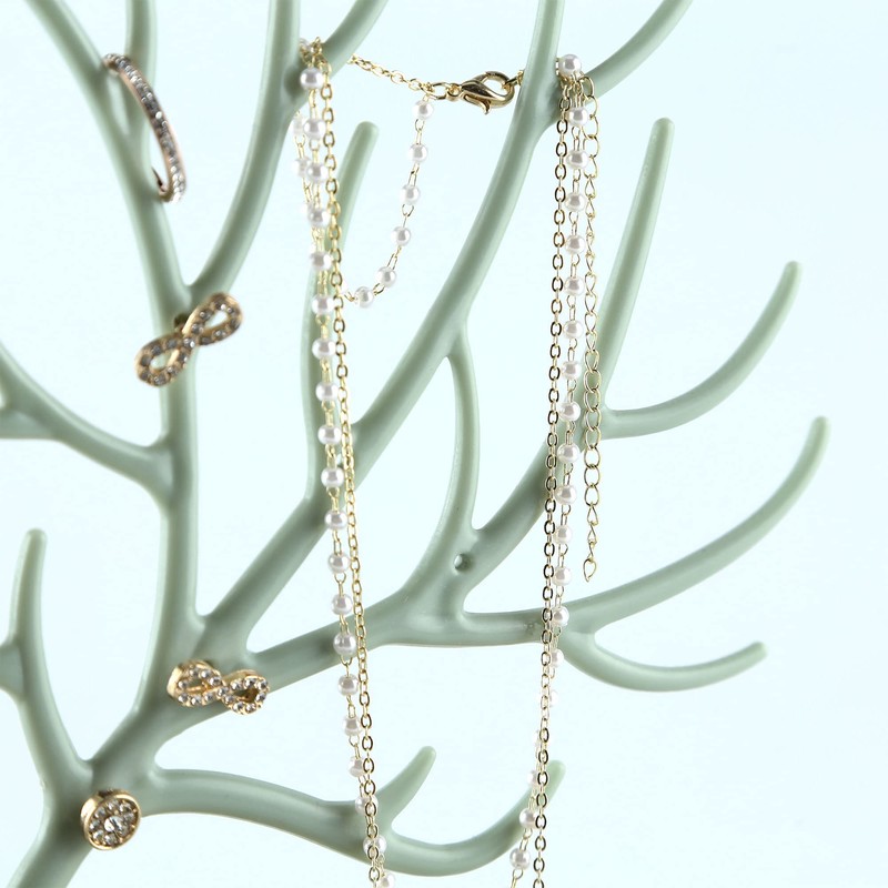 MORE&LESS Antlers Jewelry Display Stand with Aluminium alloy handle, Tree