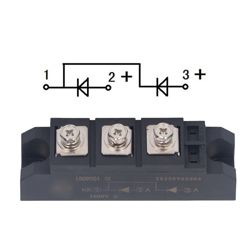 Bridge Rectifier 1600V 3 Terminal 2 in 1 Out Common