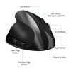 AURTEC Left-Handed Mouse, Rechargeable 2.4G Wireless Ergonomic Vertical Mice with