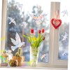 GRIRIW Unique Bird Shape Window Sticker Reflective Sunlight Bird Safety