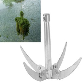 Weed Remover Tool, Foldable and Portable Stainless Steel Rust Resistance 4 Claws Weed Puller Tool With 10m Rope Durable Weed Puller and Root Remover For Backyard Pond Patio