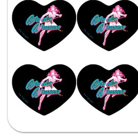 Wonder Woman 80th CMYK Heart Shaped Planner Calendar Scrapbook Craft Stickers