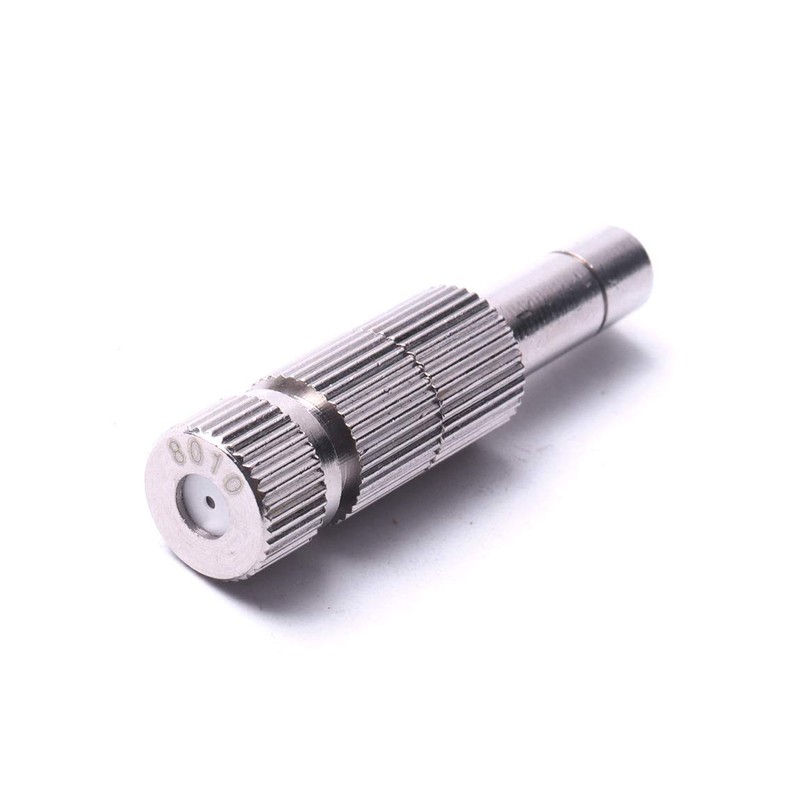 ATOPLEE 10pcs 0.8 mm Low Pressure Brass Mist Nozzles with