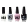 LOLI Delicada Paquete de 4 Esmaltes de Secado Rápido para