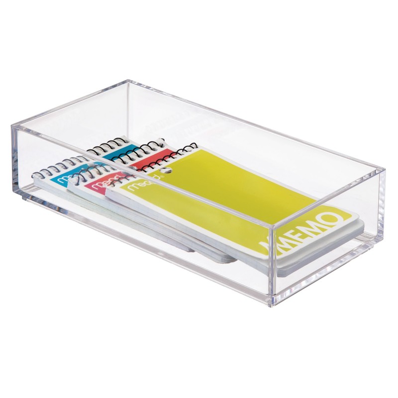 InterDesign iDesign Clarity Plastic Drawer Organizer for Vanity, Countertop, Bathroom,