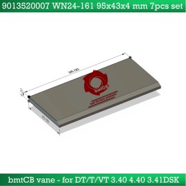 bmtCB carbon pump vane for Becker DT T VT 3.40 4.40 DSK 90135200007 WN124-161