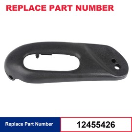 C5 Driver Side Seat Switch Left Side Bezel Trim Fit for 1997-2004 Chevy Corvette Replace#12455426 (Black)