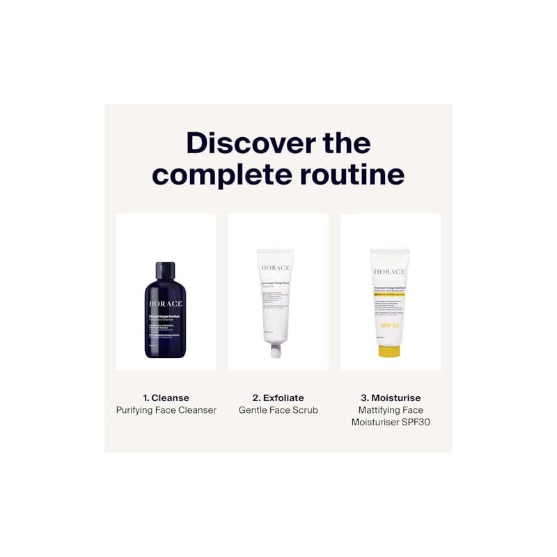 HORACE Mattifying Face Moisturiser SPF30 for Men 75 ml