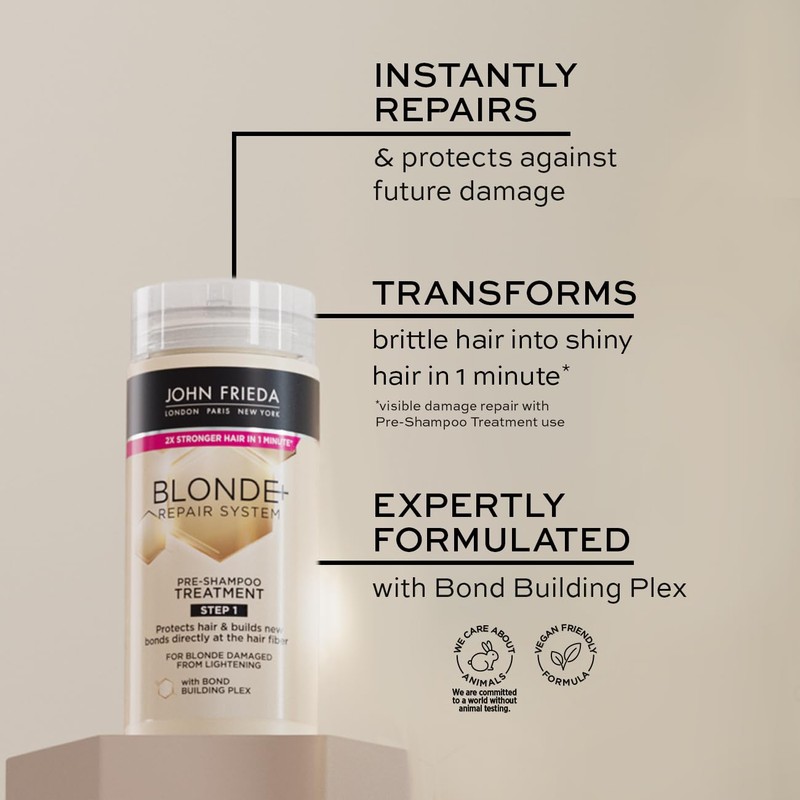 John Frieda Blonde+ Repair System Pre-Shampoo Treatment 100ml