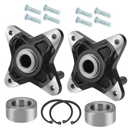 M MATI 2PCS Rear Wheel Hubs & Bearing kit for Polaris RZR 900 XP 4 2011-2013 RZR 900 4 E-PS 2011-2014 5137278 3514699
