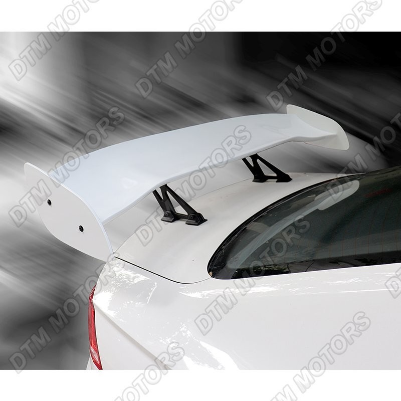 DTM Universal 57" TYPE-2 Painted White ABS GT Trunk Adjustable