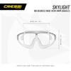 Cressi Unisex's Skylight - anteojos de natación, color azul Nery/negro,