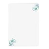 Letter Paper with Flower Motif in DIN A4 Format –
