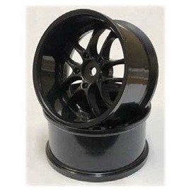 TOP LINE TDW-073BK SSR Aigle Minerva Offset 7, Black, Pack of 2