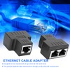 Adaptador Ethernet EBTOOLS, Interfaz Hembra RJ45, Extensor de Cable, Divisor