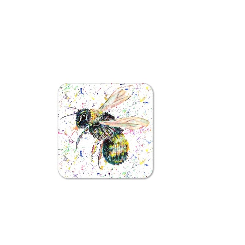 Coaster Bee Bees Honeycomb Wildlife Coasters Watercolour Art Gift Work