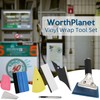Vinyl Wrap Tool Kit WorthPlanet 8Pcs Protective Car Window Tint