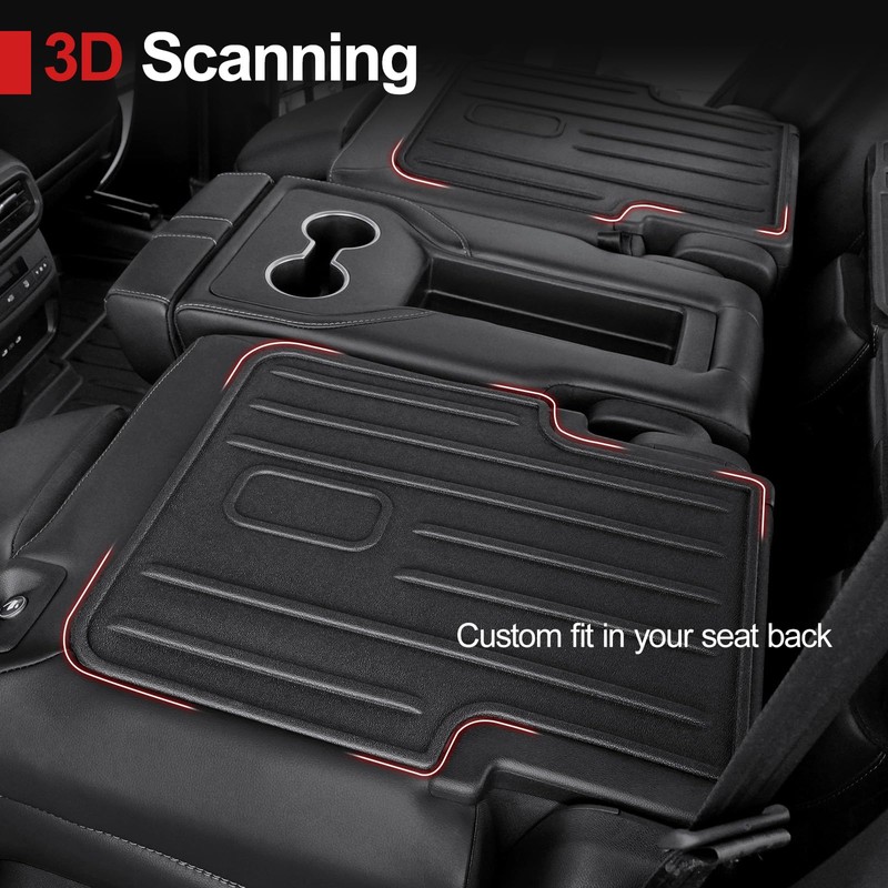 HOUCLEMIC Backrest Mat Compatible with 2023-2025 2026 Honda Pilot Accessories,