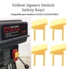22256 Square Safety Switch Keys for Sears Craftsman Table Saw,Sander,Band
