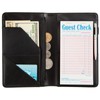 ANNAMISSI Server Books for Waitress,Cute Pocket Leather Money Organizer Wallet