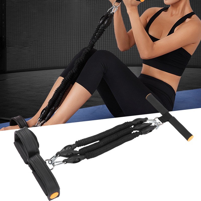 Foot Pedal Elastic Pull Rope Multifunction Abdomen Trainer Fitness Sit