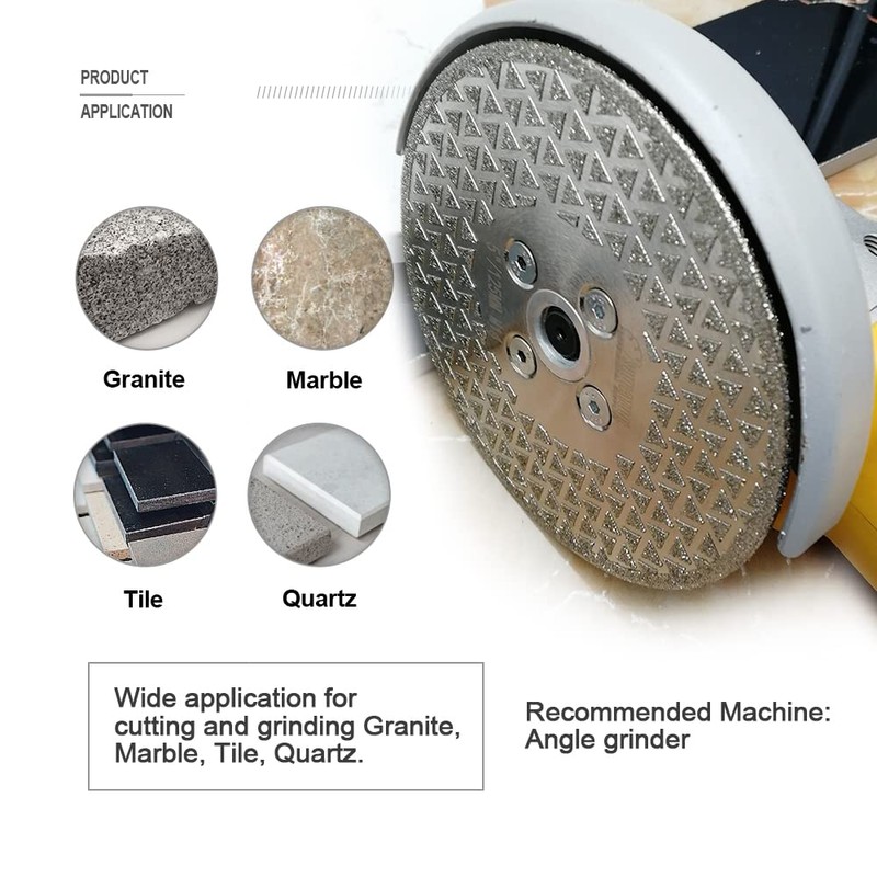 SHDIATOOL Diamond Grinding Disc for Granite Marble Diamond Cutting Wheel