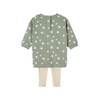 Vertbaudet Baby Set: Dress & Leggings, green