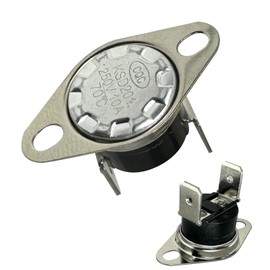 KSD201 70 Universal Microwave Thermostat Fuse for GE Microwave Normally Closed Temperature Control Switch Thermal Fuses