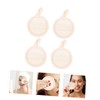 Ipetboom 4pcs Microfibre Face Cloth Makeup Sponges Cotton Rounds for