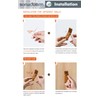 SORWDUERM 2 Pack Orange Leather Coat 2 Hooks Wall for