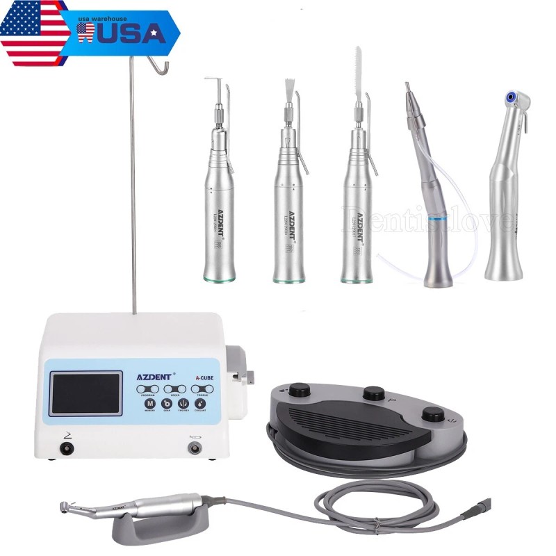 AZDENT Sistema implantes dentale Motor sin escobillas/Pie - 4:1-O Saw