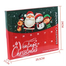 Advent Calendar 2023 Metal Puzzle Games, FainFun 24 Pieces Advent Calendar Patience Games Metal for Children Adults, 24 Metal Wire Puzzle Gifts for Advent Calendar Children Boys